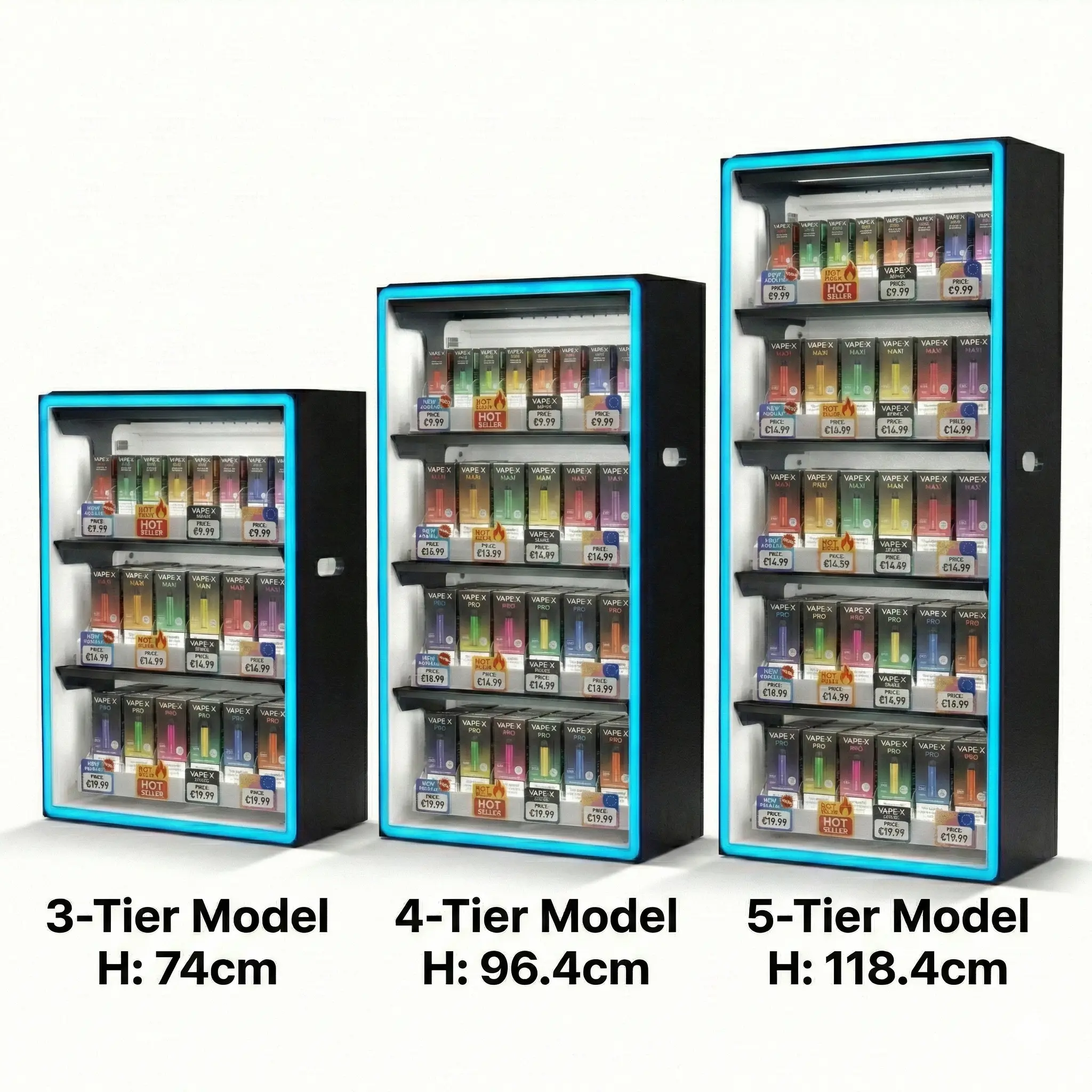 Stackable Vape Shelves | Modular Display Base | Factory